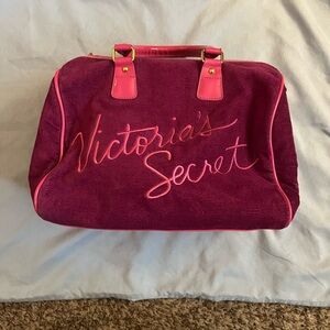 Victoria's Secret Fuchsia and Magenta Travel Bag